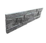 100% Nature Black Quartzite Flat Culture Stone  For Wall Cladding