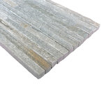 Grey Wooden-vein Water-flow Culture Stone Wall Cladding  Export By Factory Directly