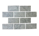 Natural Green Quartzite Mushroom Slate Stone Veneer/ Wall Panel/ Culture Stone  for Wall Decoration From China Supplier