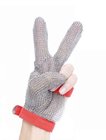 Stainless Steel Garments Cutting Ring Mesh Gloves With Three Fingers Targeted Protection In Stock WIth Lowest Price