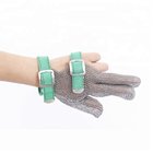 Stainless Steel Glove Ring Mesh 3Finger Glove Anti-cut Level 5 Security Chain Mail Protective Gloves For Working Safety