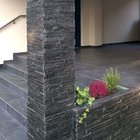 Hot Sell Wall Panel Slate Stackstone Black 10X36X0.8-1.3 Cm To Europe Market