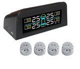 Power from Solar Vehicle Tire Pressure Monitoring System TPMS 24 hours monitoring External Sensor