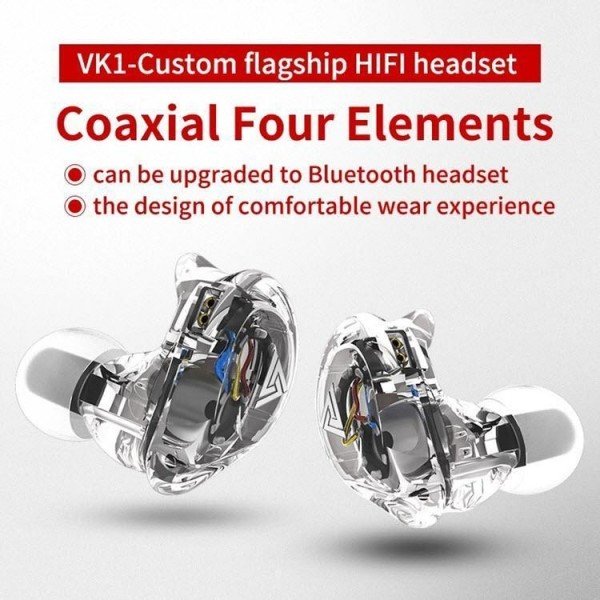 Hybrid Balance Armature with Dynamic Units VK1 Sport Headphones 3 dot 5mm Wired Headset supplier