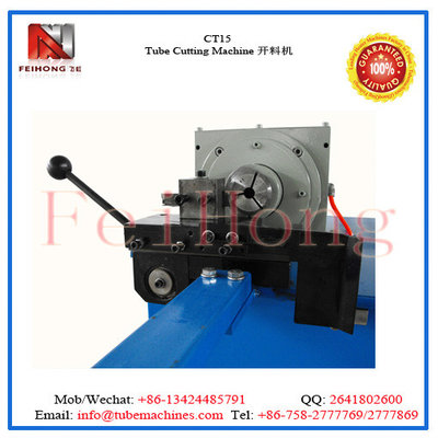 China heater roll cutter CT-15 Tube Cutting Machine supplier