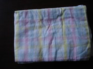 BABY COTTON  BLANKET（YARN DYED  WITH VELVET ）
