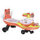 Special style Child swing cars Plastic Back rest stock goods children swing car
