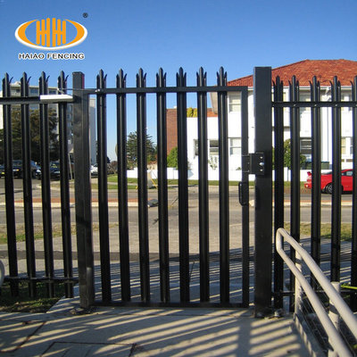 China Euro Style Free Standing Metal Palisade Fence / Wrought Iron palisade Fence Panel (Anping factory ) supplier