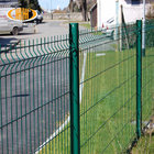 welded 3d curved wire mesh fence with peach- type post factory and exporter