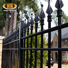 Steel fencing wholesale modern metal used wrought iron fencing for sale