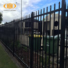 A.S.O factory selling used wrought iron door gates with 450g/mm steel spear top fence