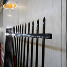 1.8x2.4m high quality black powder coated steel fence/Aluminum Tubular fence