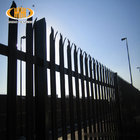 new designs steel metal palisade/ Powder coating palisade fence with W pale