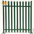 High Security W or D pale Galvanized Steel Palisade Fencing / steel palisade fence designs