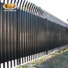 European style D and W PALE PVC coated/galvanized metal steel palisade fence