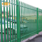 Powder coated galvanized Burglar bars Palisade fencing/ W pale hot dip galvanized palisade fence