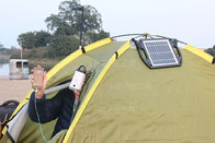 4W plastic frame solar panel with high lumen LED ,with 5V 1A USB output,charge mobile