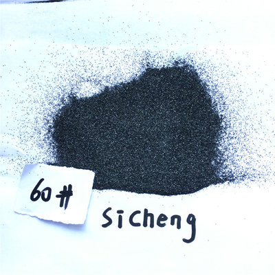 China Abrasives 97%min SiC 60# Black silicon carbide supplier