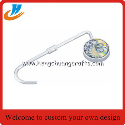 Bag Hanger Hook/Bag Hanger Keychain customized from hengchuang crafts factory in Shenzhen