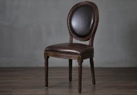 China Event wood frame linen or leather fabric dining chair upholstered round back dining chair with nails manufacturer
