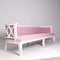 Wedding wooden long back sofa event elegant comfortable upholstered tufted sofa banquet rental 3 seaters party sofa factory