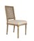 Wholesale rattan squar back event chair antique solid wooden carved rental wedding chair with linen factory