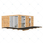 Residential - (Heya-1X05) Quick Assembly Ready Made Stable 2 Bedroom Prefabricated Case House shipping container steel