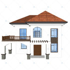 Luxury Villa - (QB18) 2 Floor Prefab Living House Good Purchase Christmas Sales