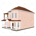 Luxury Villa - (QB14) Steel Sandwich Panel Prefab House Professional Design House Eps Color Steel Prefab House