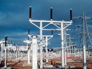Hot-dip galvanizing H steel substation structure