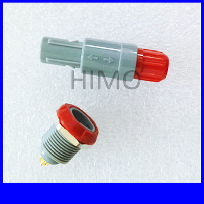 China double key 10 pin lemo self-latching plastic connector supplier