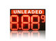 Hitechled combinedLED light box Gas Price Sign, Mixed LED digits Sign, Senal LED para el precio del combustible supplier