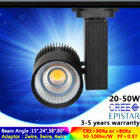 AC85-265V 3000K 30W  led track lamps cree led spotlight 5 years guarantee color rendering index 90Ra