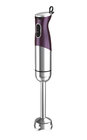 Hand blender mixer set with stainless steel rod