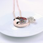 Jewellery pendant cute pendant jewelry made with swarovski element crystal lucky fish necklace