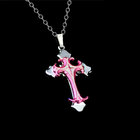 New Fashion wholesale chain necklace Custom made pendants stainless steel cross pendant necklace cross pendant