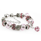 lastest DIY women fashion  Sapphire Theme Wholesale Charms Bracelet Charms Stainless Steel Charms