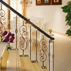 Wrought iron stair Decorative handrail Europe style for home and garden indoor or outdoor