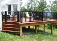 Aluminum deck  fence/ aluminum railing/ security railing for home and garden courtyard outdoor usage