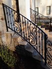 Wrought iron stair Decorative handrail for home and garden indoor or outdoor usage