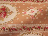 China Polyester print wool peach fabric 140gsm manufacturer