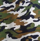 China Polyester / Cotton Material and Make-to-Order Supply Type fabric with military print company