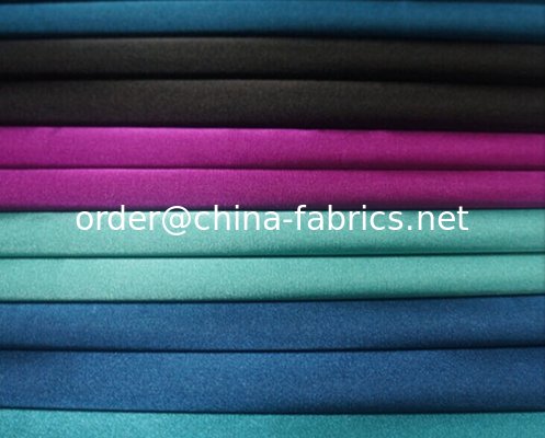 China Spandex stain fabric, stretch satin fabric company