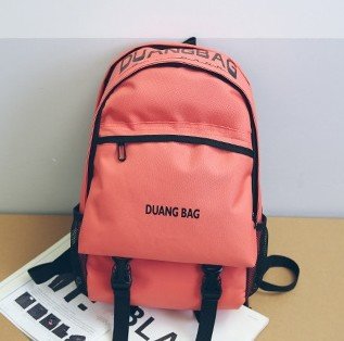 China New Korean version of solid color backpack fashion trend Japanese and Korean student bag factory outlet supplier