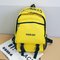 New Korean version of solid color backpack fashion trend Japanese and Korean student bag factory outlet supplier
