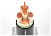 600/1000V 4 Core with Earth Core Cable , YJV Type XLPE Power Cable
