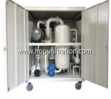 Enclosed Weather Proof Type High Vacuum Insulation Oil Filtration Unit ,Transformer Oil Purifier with carbon steel cabin