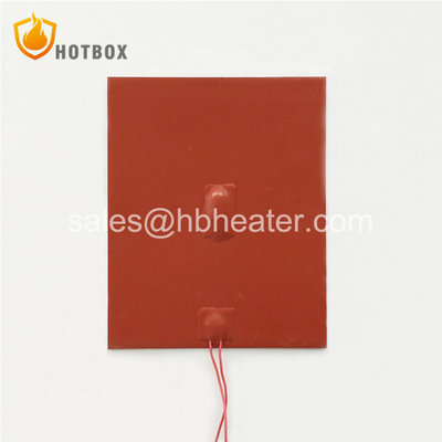 China Silicone heater pad installed in a dip dispenser and heat cheese sauce heating mat with thermostat supplier