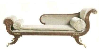 China Custom Gilding Hand Carved Indoor Chaise Lounge Chair Leather / Fabric supplier