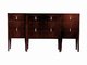 Vintage Wooden Top Drawers half round console table Sideboard Cabinet for Living Room Furniture supplier